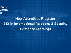 New Accredited Program BSc in International Relations & Security (Distance Learning)